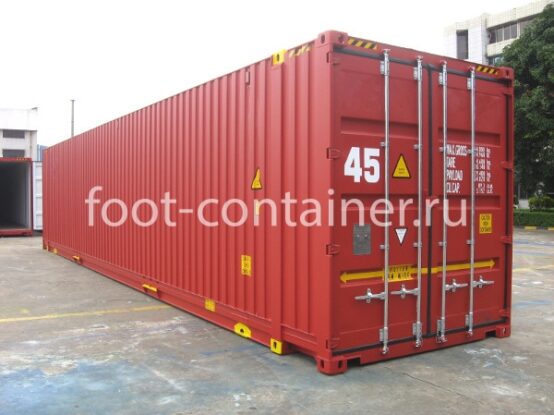 Сухогрузный морской контейнер 45 футов высокий и широкий (45′ High Cube Pallet Wide | 45′ HCPW) НОВЫЙ (Фото 1)