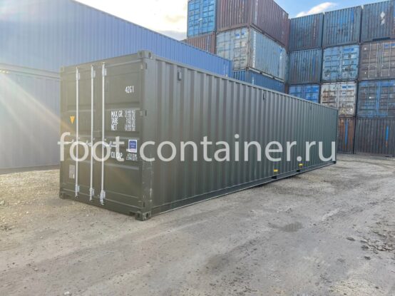 Сухогрузный морской контейнер 40 футов (40′ Dry Cube | 40′ DC) НОВЫЙ (Фото 3)